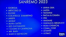 Sanremo 2023, Amadeus ha annunciato i big in gara