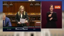 Meloni arriva in ritardo alla Camera: «C'era traffico, ma non dico che sia colpa di Gualtieri»