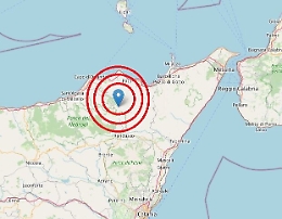 Quattro scosse di terremoto in quattro minuti nel Messinese: la più forte di 3.7
