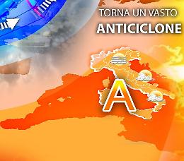 Piogge fino a oggi in Italia, poi torna l'Anticiclone