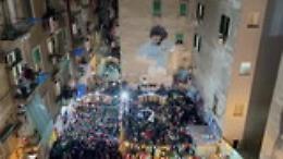 Argentina campione del mondo: Napoli festeggia sotto il murale di Maradona