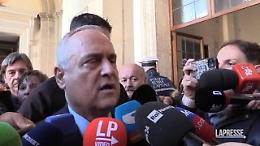 L'omaggio di Lotito a Mihajlovic, poi cita Vialli: «Troppe malattie tra calciatori, bisogna approfondire»