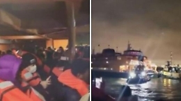 Incendio a bordo: oltre 800 persone evacuate da un traghetto a Staten Island