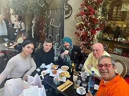 Giuliano Sangiorgi relax a Catania dopo il concerto con i Negramaro a Messina