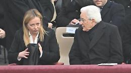A San Pietro anche Mattarella, Meloni e Draghi per i funerali di Benedetto XVI