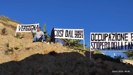 Menfi, tabaccaio inizia lo sciopero della fame nella zona dove 14 mesi fa si è registrata una frana