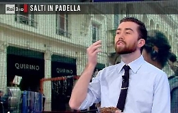 Agorà, Marco Carrara assaggia in diretta i grilli essiccati: il video