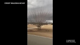 Usa, tornado in Alabama filmato con un cellulare