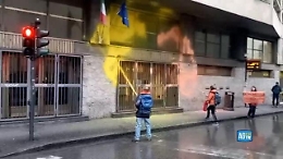 Blitz di Ultima Generazione a Firenze: vernice sulla sede regionale del Mef