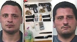 Irruzione dei carabinieri in un residence a Mascali per arrestare due fratelli: erano armati e pericolosi, uno era evaso