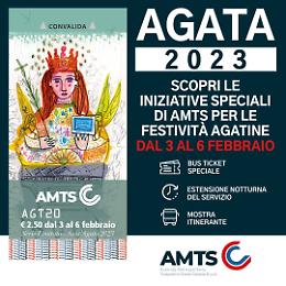 S. Agata, servizio notturno per alcune linee Amts e bus storico nei giorni della festa