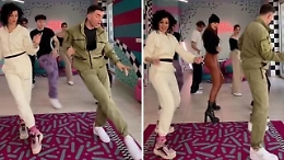 Annalisa incontra i coreografi Joey e Rina di Catania: il balletto finisce su TikTok