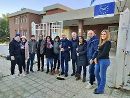 Agrigento, ripuliti gli spazi esterni della scuola Esseneto