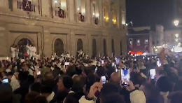 Sant'Agata, Salita dei Cappuccini: il momento in cui si sgancia il cordone e si blocca tutto