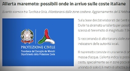 Il sisma in Turchia fa scattare l'allerta tsunami su Siracusa, Catania e Messina: ma l'allarme è stato revocato