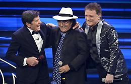 Sanremo, pubblico in delirio per il trio Al Bano-Morandi-Ranieri
