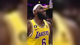 Il canestro di LeBron per il record di punti in Nba