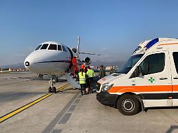 Volo salvavita da Catania a Bergamo per un bambino di 7 anni