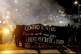Cospito: in 200 a manifestazione a Milano contro il 41bis