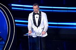 Sanremo, la lettura della lettera di Zelensky