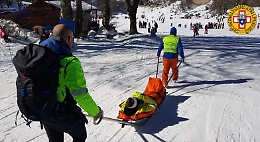 Tra slittini "pirata" e sciatori inesperti a Piano Battaglia è conta di incidenti