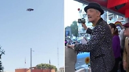 Fiorello 'avvista un Ufo' in diretta tv a Roma: «Sono sconvolto»