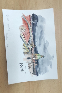 Smarrisce dipinti e un biglietto per un traghetto a bordo di un treno: la PolFer li ritrova