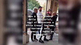 I Ferragnez a Villa Crespi: le immagini insieme allo chef Cannavacciuolo