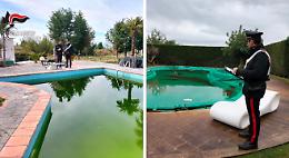 Piscine abusive in due ville del Parco dell'Etna scoperte via satellite dai carabinieri: ordinata la demolizione