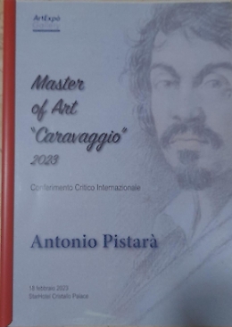 L'acese Antonio Pistar&agrave; si aggiudica il primo premio Master of Art-Caravaggio 2023