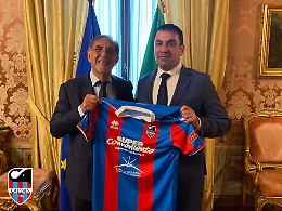 Il patron del Catania ricevuto a Palazzo Giustiniani dal presidente del Senato Ignazio La Russa