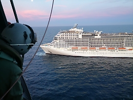 Malore su una nave da crociera al largo di Trapani, soccorso un turista spagnolo