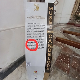 Catania: errori sulla descrizione di alcune candelore all'interno della chiesa di San Nicolò l'Arena