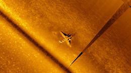 Il sonar "disegna" la sagoma di un aereo sconosciuto nei fondali di Sciacca