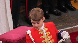 Westminster, George paggetto (serio e impeccabile) di Re Carlo III