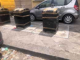 Catania: contenitori raccolta differenziata sotterranei chiusi