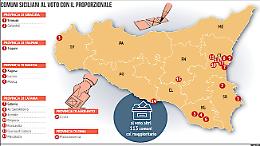 Dall'all-in del centrodestra su Trantino a Catania all'inedita “triplice” M5s-Pd-De Luca: mappa ragionata del voto in Sicilia