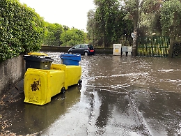 Catania: il quartiere di San Giovanni Galermo quando piove...