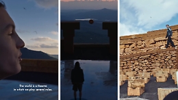 Il brand del lusso Louis Vuitton sceglie la Sicilia per uno spot sospeso tra cielo e terra nel teatro Andromeda