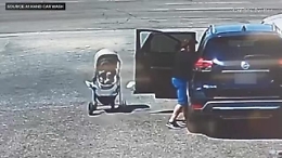 Usa, passeggino spinto dal vento verso l'autostrada: il video del salvataggio in extremis