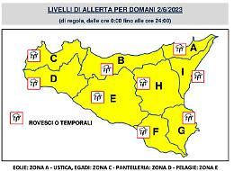 Ponte del 2 Giugno con l'allerta meteo gialla in Sicilia