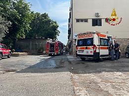 Casa di riposo a fuoco, paura (e un ferito) a San Giovanni Galermo
