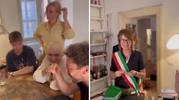Il video del matrimonio di Michela Murgia con Lorenzo Terenzi: «Il rito che avremmo voluto ancora non esiste»