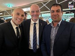 Catania, Pelligra a Melbourne: l'incontro con il presidente della Fifa Infantino