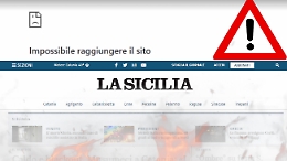 Lasicilia.it off line per molte ore: problemi di connettività (non dipendenti da noi)
