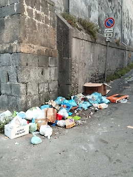 Sempre più sporca la Catania turistica