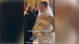 Il video delle nozze di Alessandra Mastronardi: l'ingresso in chiesa a Capri
