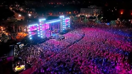 In 100mila sul prato del Foro Italico di Palermo per il Concertone di «Radio Italia Live»