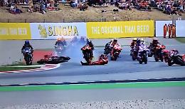 Ducati "nessuna frattura per Bagnaia, stasera in Italia"