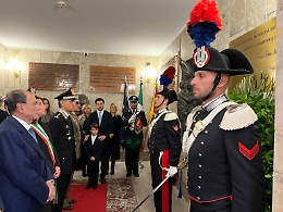 Nassiriya, Schifani depone una corona di alloro per i caduti